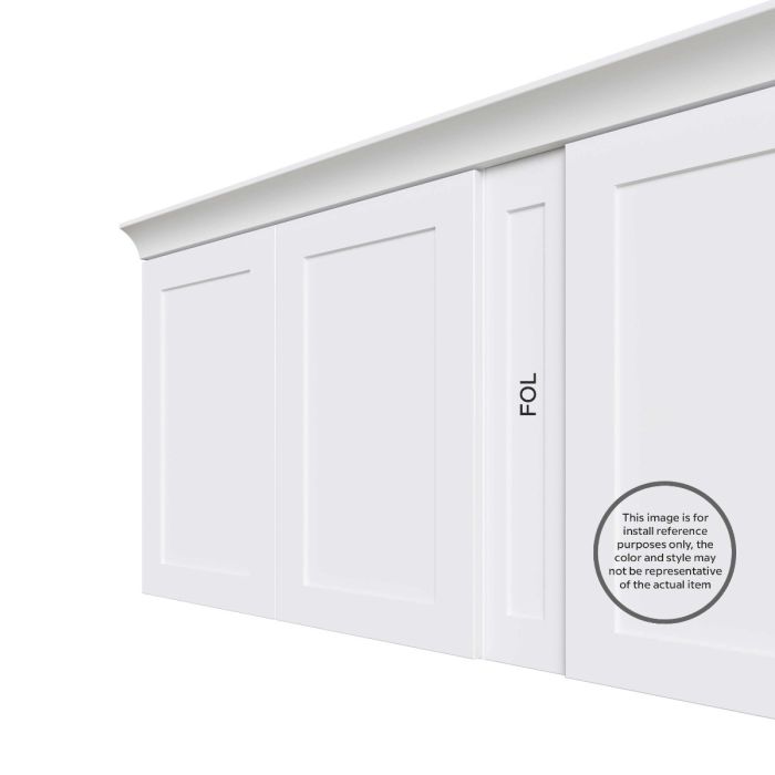 RTA Graphite Grey Shaker 6" x 36" Overlay Filler