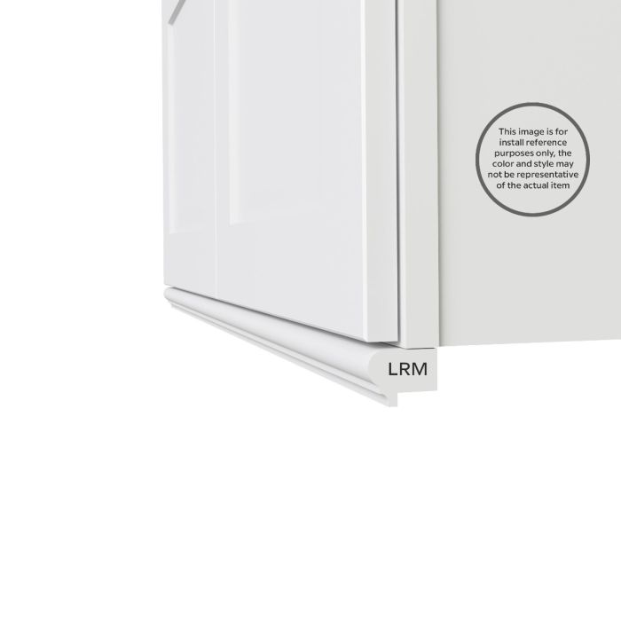 RTA Graphite Grey Shaker 96" Light Rail Molding