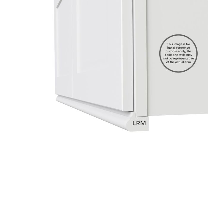 RTA Graphite Grey Shaker 96" Light Rail Molding