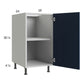 RTA Harbor Navy 18" Full Height Door Base Cabinet with 2 Finished End Panels