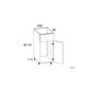 RTA Harbor Navy 24" Sink Base Cabinet with 1 door