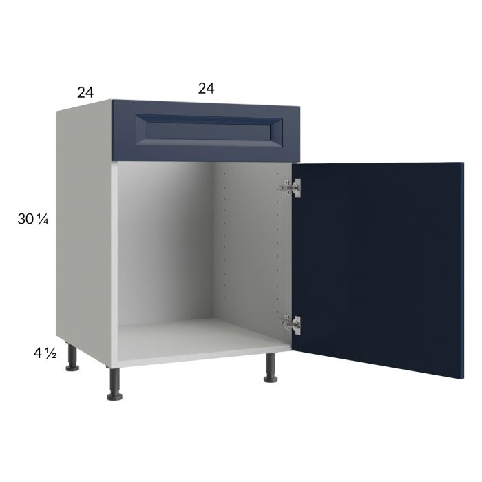 RTA Harbor Navy 24" Sink Base Cabinet with 1 door