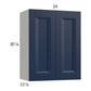 RTA Harbor Navy 24" x 30-1/4" Wall Cabinet