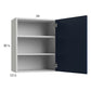 RTA Harbor Navy 24" x 30-1/4" Wall Cabinet with 1 Door and 2 Finished End Panels