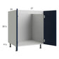 RTA Harbor Navy 27" Full Height Door Sink Base Cabinet