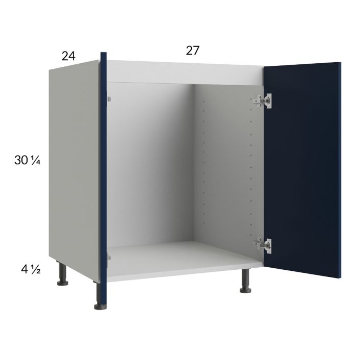 RTA Harbor Navy 27" Full Height Door Sink Base Cabinet