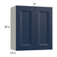 RTA Harbor Navy 27" x 30-1/4" Wall Cabinet