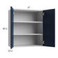 RTA Harbor Navy 27" x 30-1/4" Wall Cabinet