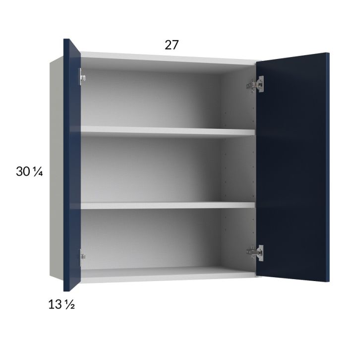RTA Harbor Navy 27" x 30-1/4" Wall Cabinet