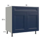 RTA Harbor Navy 36" Base Cabinet with 1 Finished End Panel
