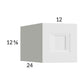 RTA Harbor White 12" x 12-5/8" x 24" Wall Cabinet