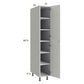 RTA Harbor White 12" x 71-1/4" Utility Cabinet with 1 Door with 2 FInished End Panels