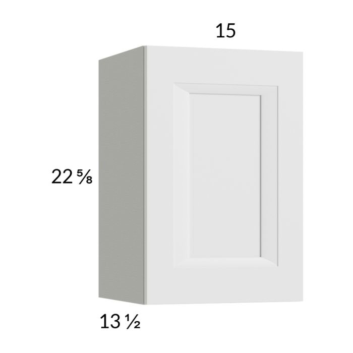 RTA Harbor White 15" x 22-5/8" Wall Cabinet with 2 Finished End Panels