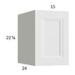 RTA Harbor White 15" x 22-5/8" x 24" Wall Cabinet
