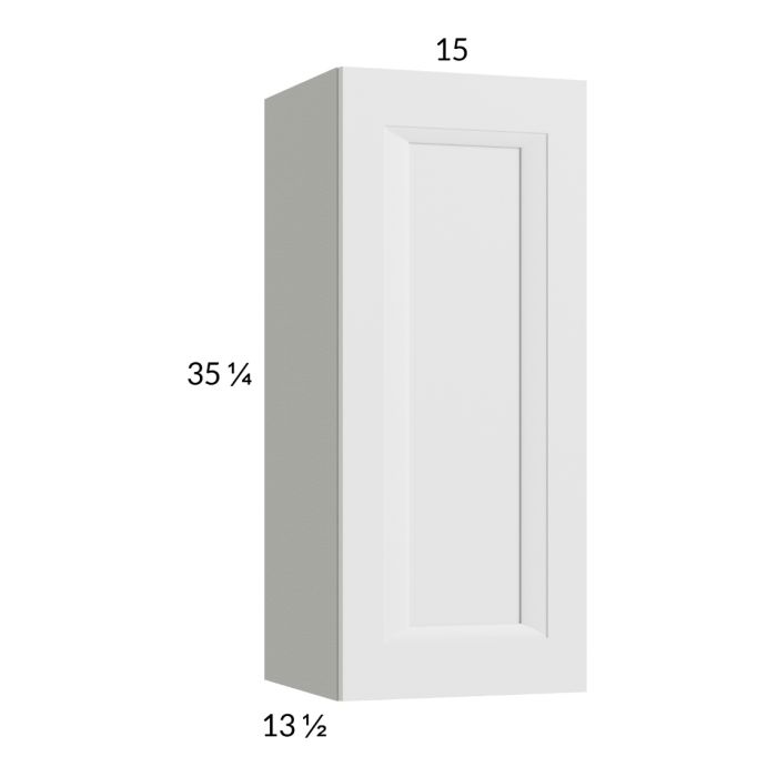 RTA Harbor White 15" x 35-1/4" Wall Cabinet