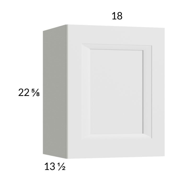 RTA Harbor White 18" x 22-5/8" Wall Cabinet with 2 Finished End Panels