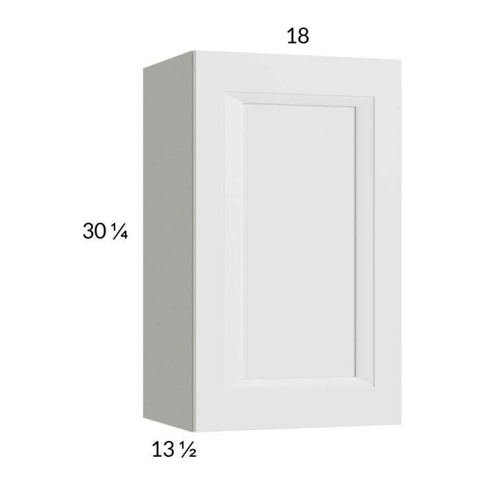 RTA Harbor White 18" x 30-1/4" Wall Cabinet