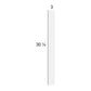 RTA Harbor White 2-7/8" x 30-1/4" Overlay Filler
