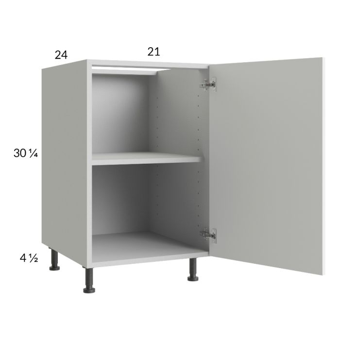 RTA Harbor White 21" Full Height Door Base Cabinet