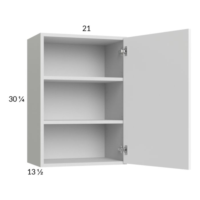 RTA Harbor White 21" x 30-1/4" Wall Cabinet with 2 Finished End Panels