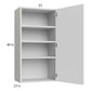 RTA Harbor White 21" x 40-1/4" Wall Cabinet with 1 Finished End Panel