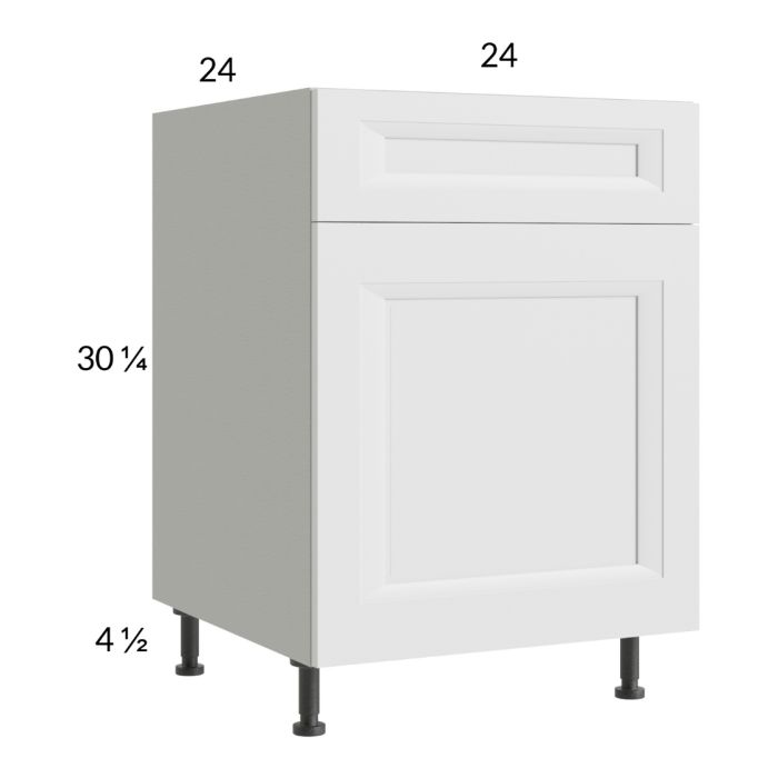 RTA Harbor White 24" Base Cabinet with 1 door