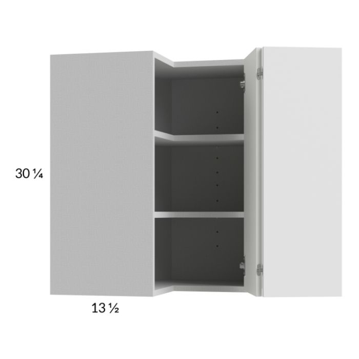 RTA Harbor White 24" x 30-1/4" Wall Easy Reach Cabinet with 1 Finished End Panel