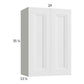 RTA Harbor White 24" x 35-1/4" Wall Cabinet