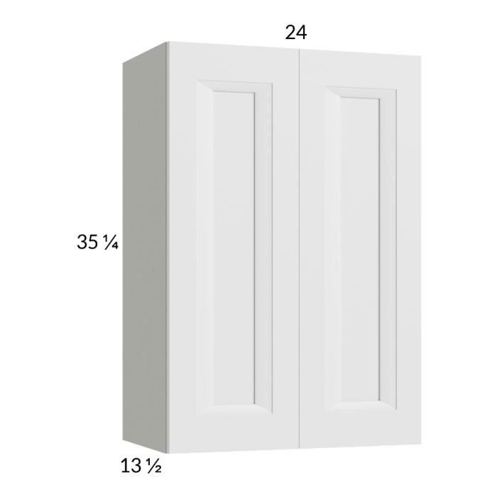 RTA Harbor White 24" x 35-1/4" Wall Cabinet with 2 Finished End Panels