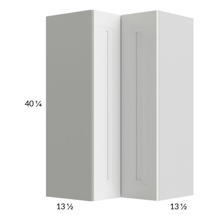 RTA Harbor White 24" x 40-1/4" Wall Easy Reach Cabinet with 2 Finished End Panel