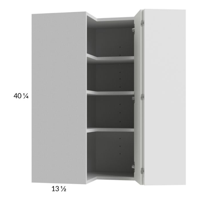 RTA Harbor White 24" x 40-1/4" Wall Easy Reach Cabinet with 2 Finished End Panel