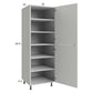 RTA Harbor White 24" x 71-1/4" Utility Cabinet with 1 Door