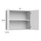 RTA Harbor White 27" x 22-5/8" Wall Cabinet with 1 Finished End Panel