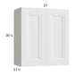 RTA Harbor White 27" x 30-1/4" Wall Cabinet