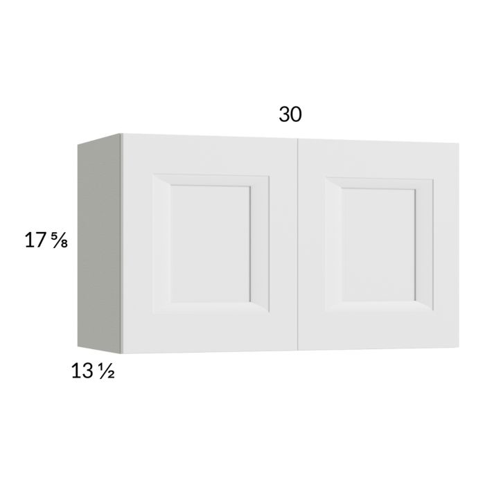 RTA Harbor White 30" x 17-5/8" Wall Cabinet with 2 Finished End Panels