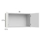 RTA Harbor White 30" x 17-5/8" Wall Cabinet with 2 Finished End Panels