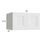 RTA Harbor White 30" x 17-5/8" x 24" Wall Cabinet with 2 Finished End Panels