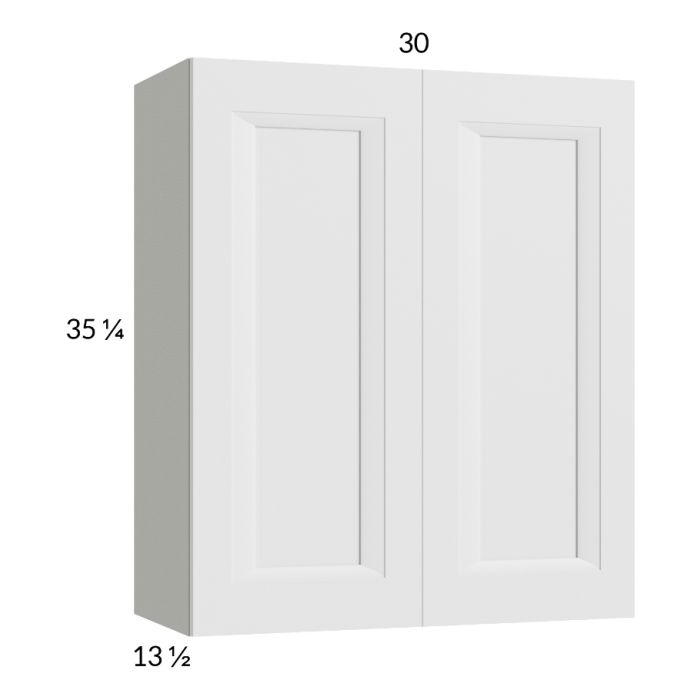 RTA Harbor White 30" x 35-1/4" Wall Cabinet