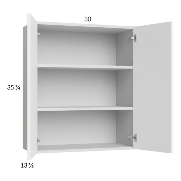 RTA Harbor White 30" x 35-1/4" Wall Cabinet