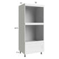 RTA Harbor White 30" x 71-1/4" Double Oven Cabinet with 1 Drawer with 1 Finished End Panel