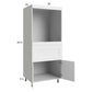 RTA Harbor White 30" x 71-1/4" Single Oven Cabinet with 1 Drawer and 2 Doors with 1 Finished End Panel