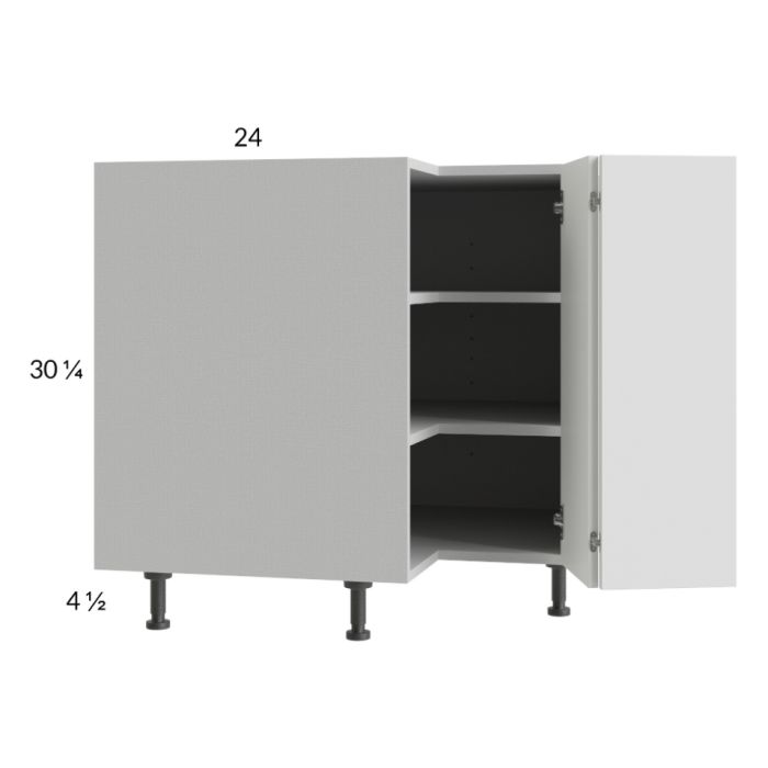 RTA Harbor White 33" Corner Base Cabinet with 1 Finished End Panel