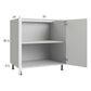 RTA Harbor White 33" Full Height Door Base Cabinet with 2 Finished End Panels