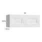 RTA Harbor White 33" x 12-5/8" Wall Cabinet with 2 Finished End Panels