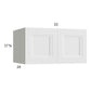 RTA Harbor White 33" x 17-5/8" x 24" Wall Cabinet with 2 Finished End Panels