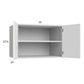 RTA Harbor White 33" x 22-5/8" x" 24" Wall Cabinet