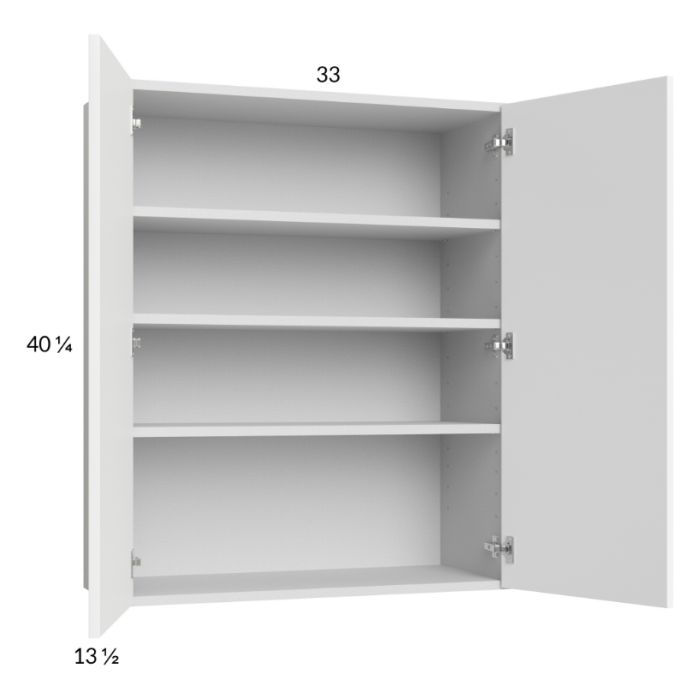 RTA Harbor White 33" x 40-1/4" Wall Cabinet