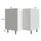 RTA Harbor White 36" Lazy Susan Base Cabinet with 1 Finished End Panel