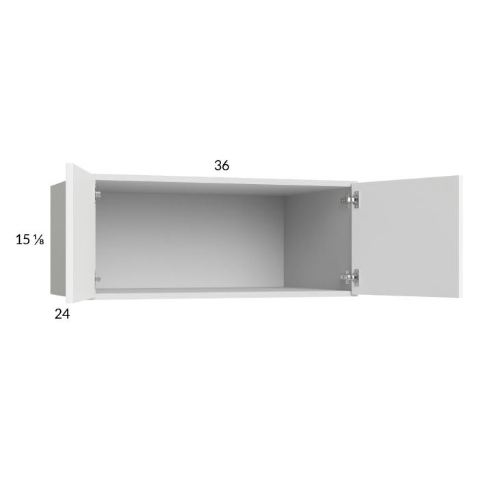 RTA Harbor White 36" x 15-1/8" x 24" Wall Cabinet