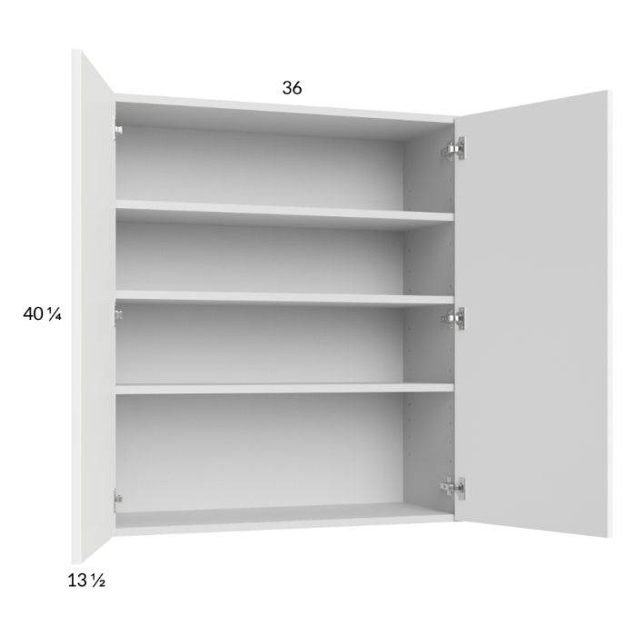 RTA Harbor White 36" x 40-1/4" Wall Cabinet with 2 Finished End Panels